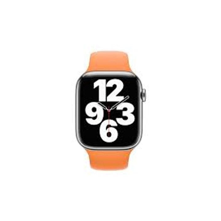 Apple Watch Sport Band 45mm, Durable And Strong, Designed For Active Wear, Easy To Swap, Regular - Marigold - MKUX3ZM/A