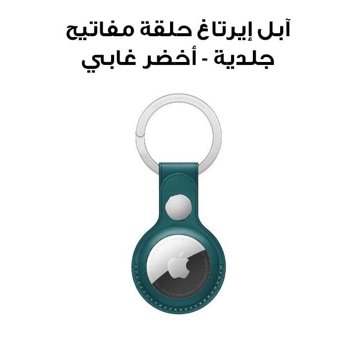 آبل إيرتاغ حلقة مفاتيح جلدية - أخضر غابي