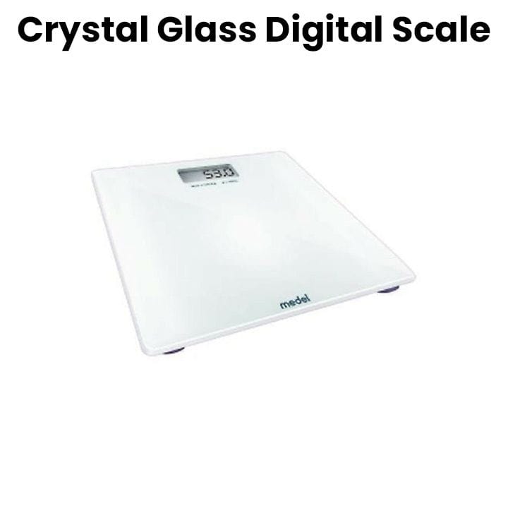 MEDEL Crystal Glass Digital Scale (92081)
