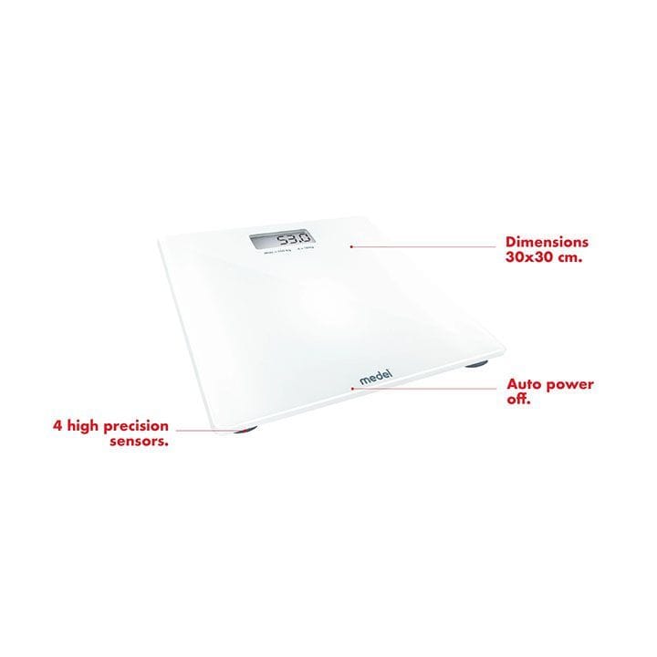 MEDEL Crystal Glass Digital Scale (92081)