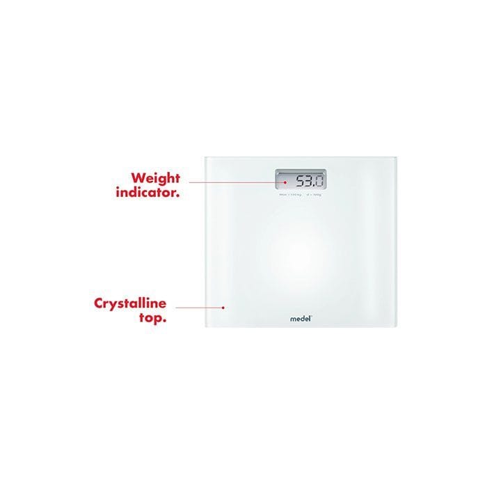 MEDEL Crystal Glass Digital Scale (92081)