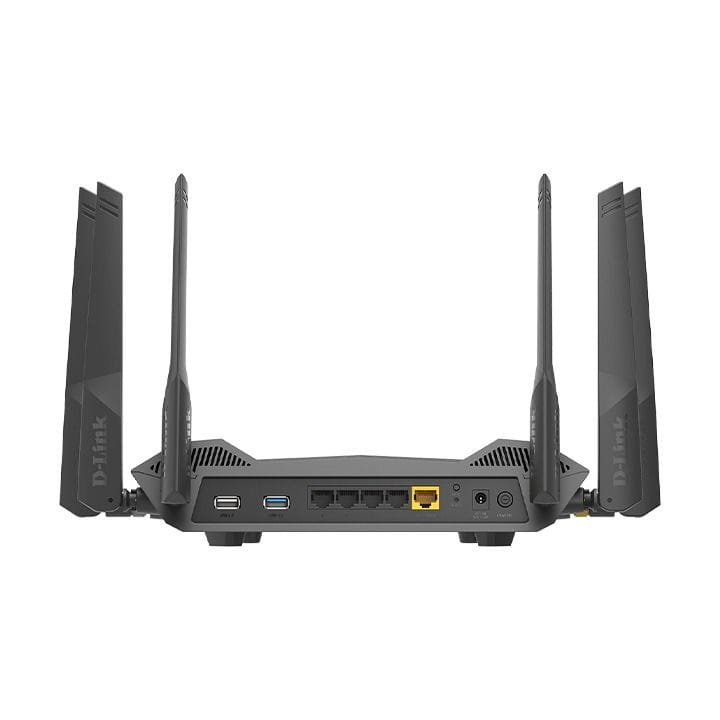D-Link AX5400 Wi-Fi 6 Router – Up to 5400 Mbps Dual-Band, OFDMA & MU-MIMO, 6 Antennas for Wider Coverage, 4x LAN + USB Ports | DIR-X5460