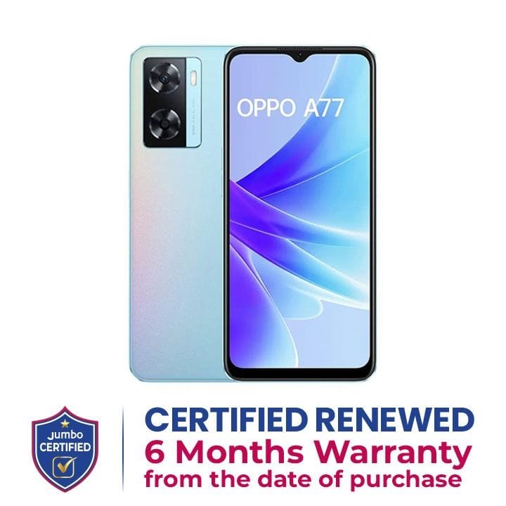 Oppo A77s 8GB+128GB Smartphone | Sky Blue | CPH2473