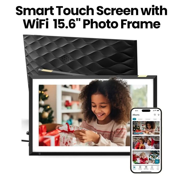 NIXPLAY 15.6-inch Smart Digital Photo Frame with WiFi – Classic Matte | W15P