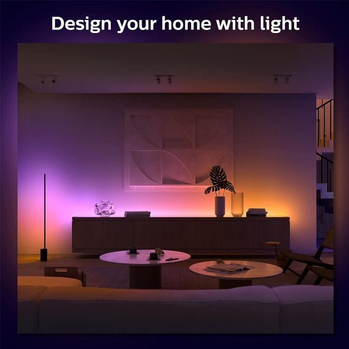 Philips Hue Gradient Ambiance Light Strip 2-Pack (Two 6-Foot Base Kits with Two Plugs) | 570556