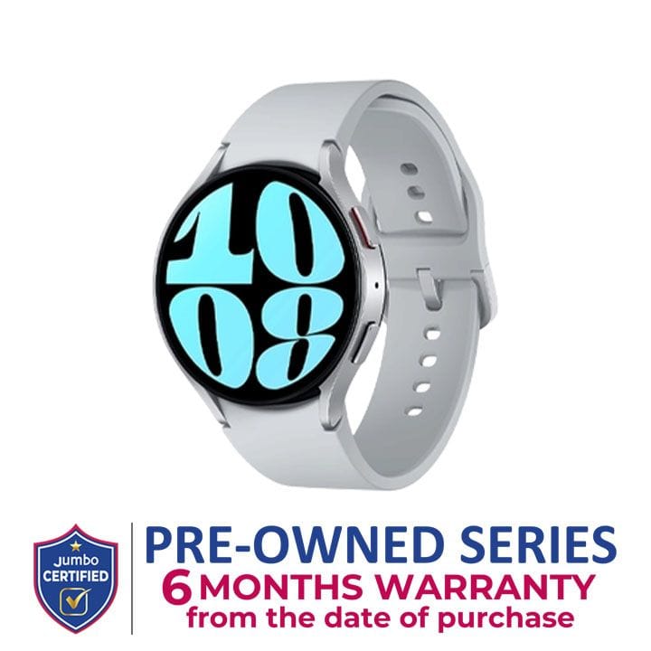 Samsung Galaxy Watch 6 44mm BT Smartwatch | Silver | SMR940NZSAMEA