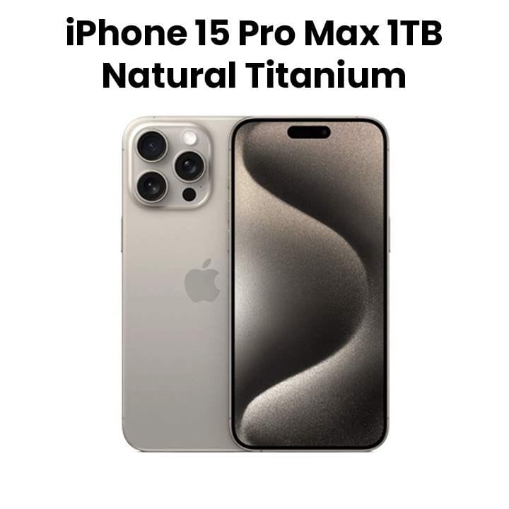 Apple iPhone 15 Pro Max 1TB Natural Titanium (MU7J3AA/A)