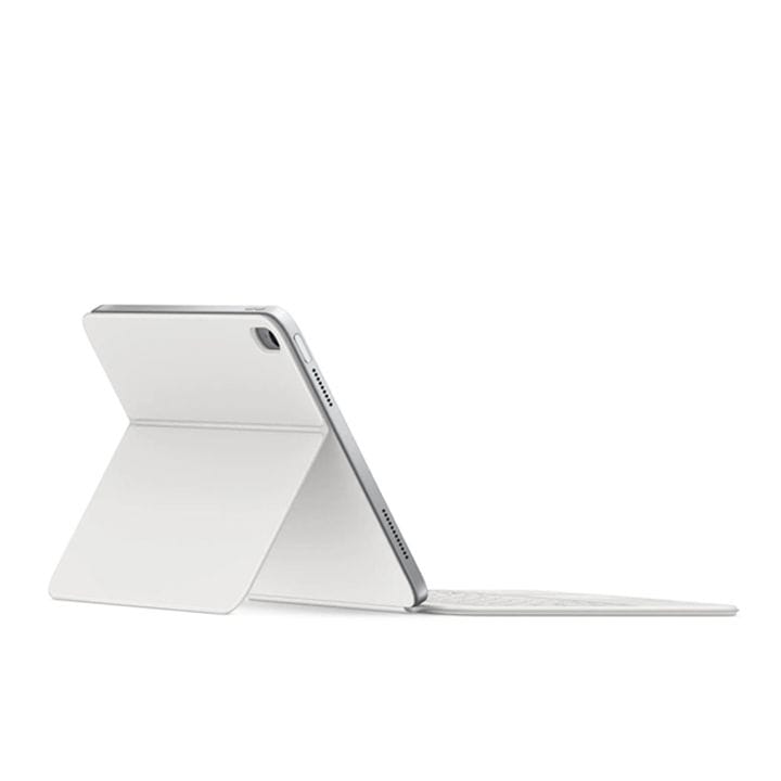 Apple Magic Arabic Keyboard Folio For iPad 10th Generation, Floating Cantilever Design, USB-C Pass Through Charging - White - MQDP3AB/A