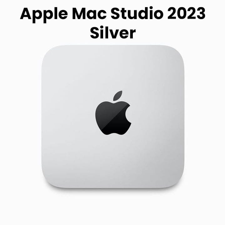 Apple Mac Studio 2023, M2 Chip Max, 12 Core CPU, 30 Core GPU, 32GB RAM, 512GB SSD - Silver (MQH73AB/A)