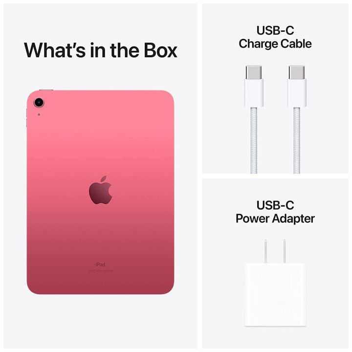 Apple iPad 10th Gen 10.9 Inch 256GB Wi-Fi - Pink | MPQC3AB/A