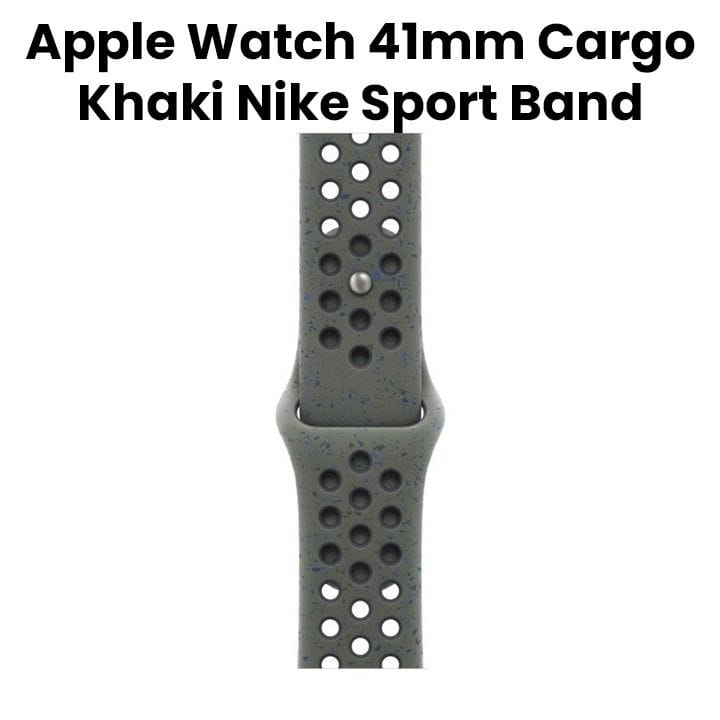 ساعة آبل ٤١مم بسوار نايكي سبورت كارجو كاكي | MUUW3ZM/A  