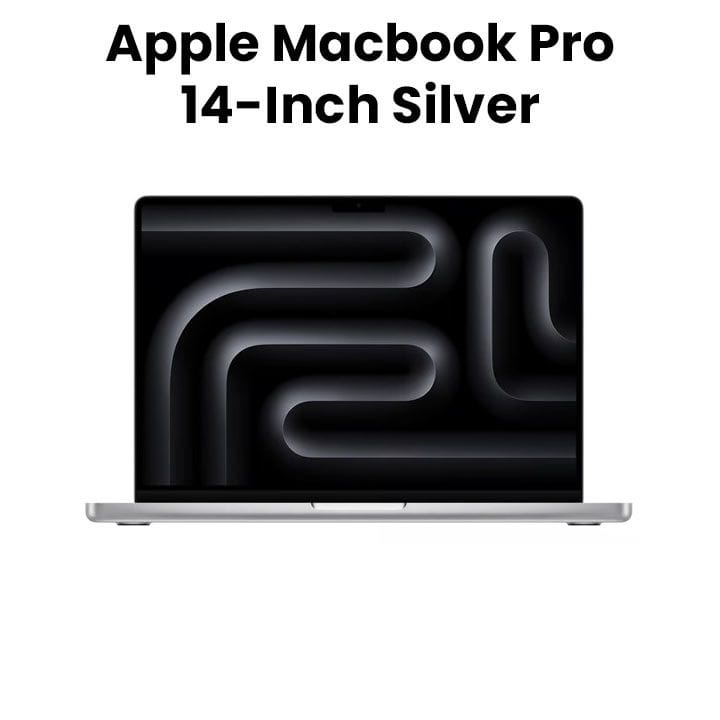 ماكبوك برو ١٤ إنش من آبل : شريحة M3، وحدة معالجة مركزية ٨ أنوية، معالج رسومات ١٠ أنوية، رام ٨ جيجابايت، أس أس دي ٥١٢ جيجابايت - فضي | MR7J3AB/A  