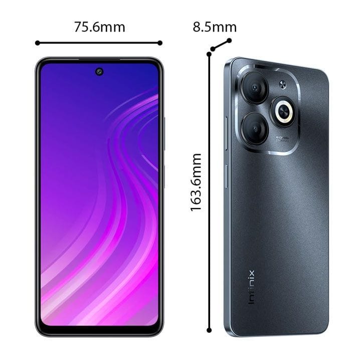 Infinix Smart 8 3GB+64GB Smartphone - Timber Black | X6525