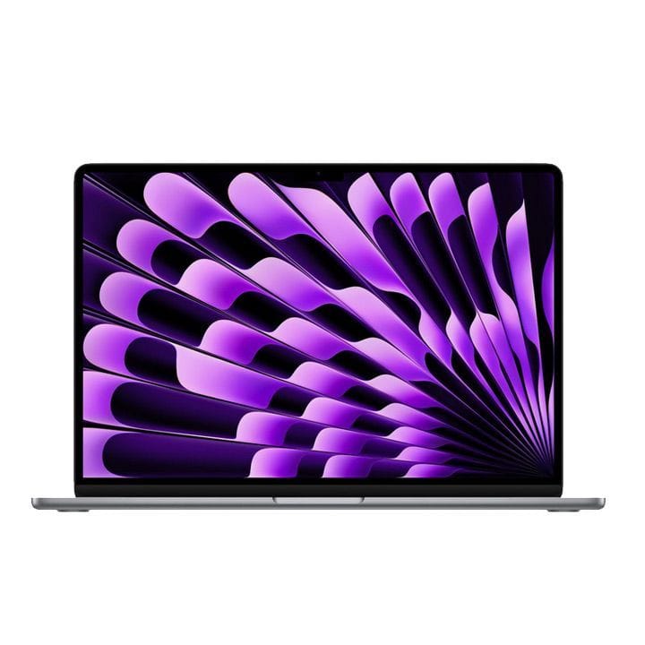 ماكبوك إير ١٥ إنش ٢٠٢٣ : شريحة M3 مع وحدة معالجة مركزية ٨ أنوية ووحدة معالجة رسومات ١٠ أنوية، رام ٨ جيجابايت، أس أس دي ٢٥٦ جيجابايت - رمادي فلكي | MRYM3AB/A  