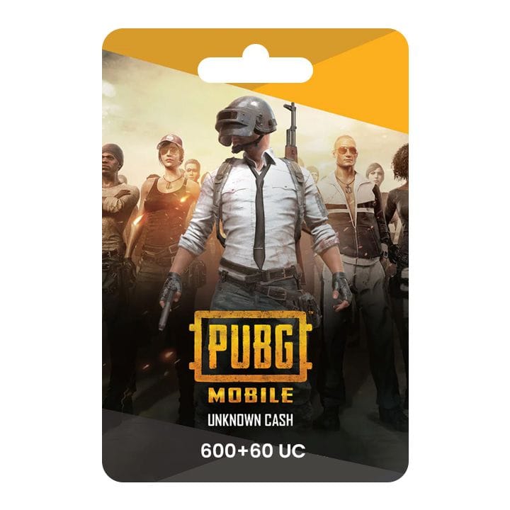 PUBG PIN 600+60 UC RETAIL