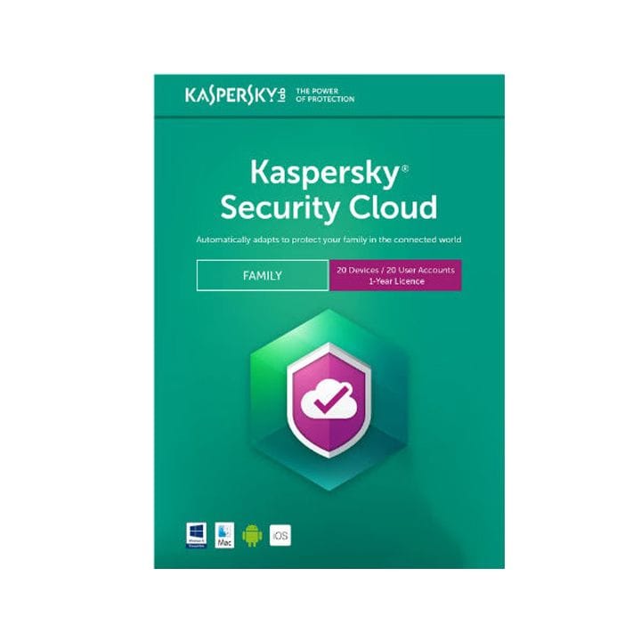 KASPERSKY SECURITY CLOUD - FAMILY - 20 DEVICES