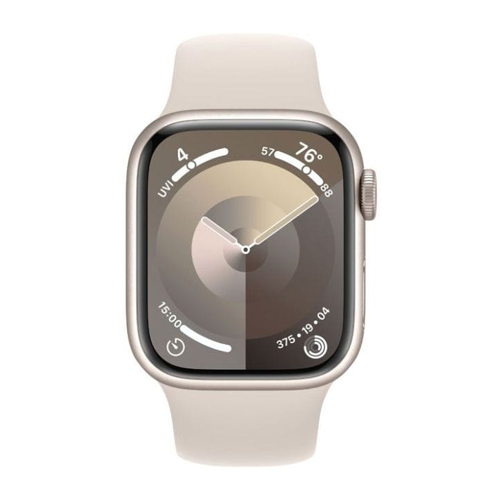 Apple Watch Series 9 GPS 41mm Starlight Aluminium Case with Starlight Sport Band - M/L - Open Piece (A Grade)