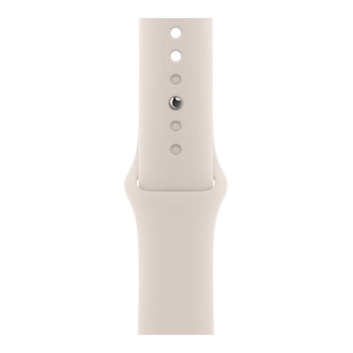 Apple Watch Series 9 GPS 41mm Starlight Aluminium Case with Starlight Sport Band - M/L - Open Piece (A Grade)