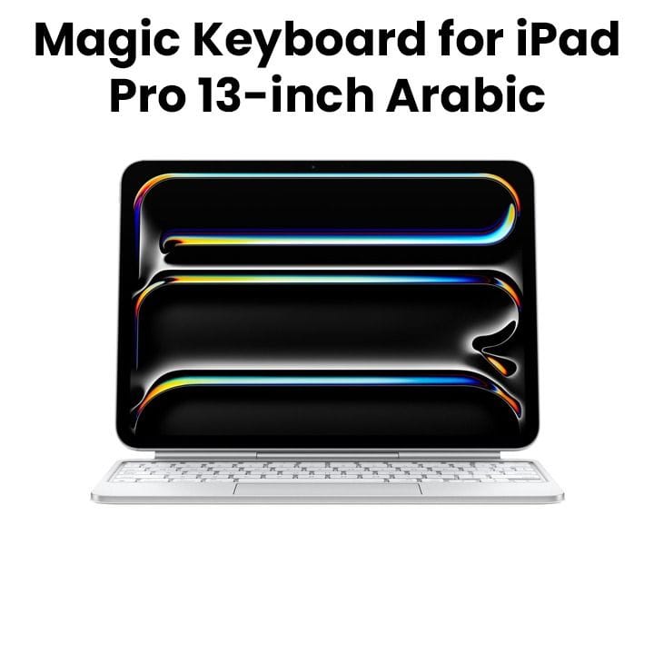 Apple Magic Keyboard For iPad Pro 13-Inch (M4) - Arabic - White | MWR43AB/A