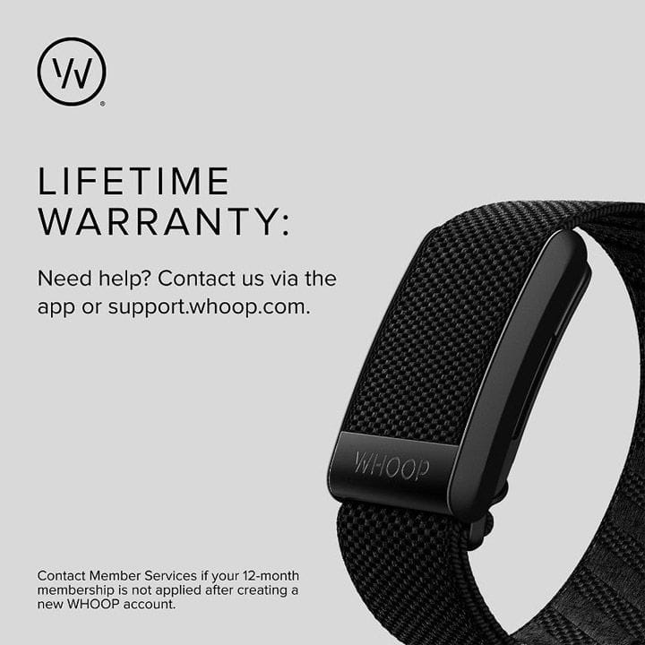 Whoop 4.0 Health and Fitness Tracker with 12 Month Subscription