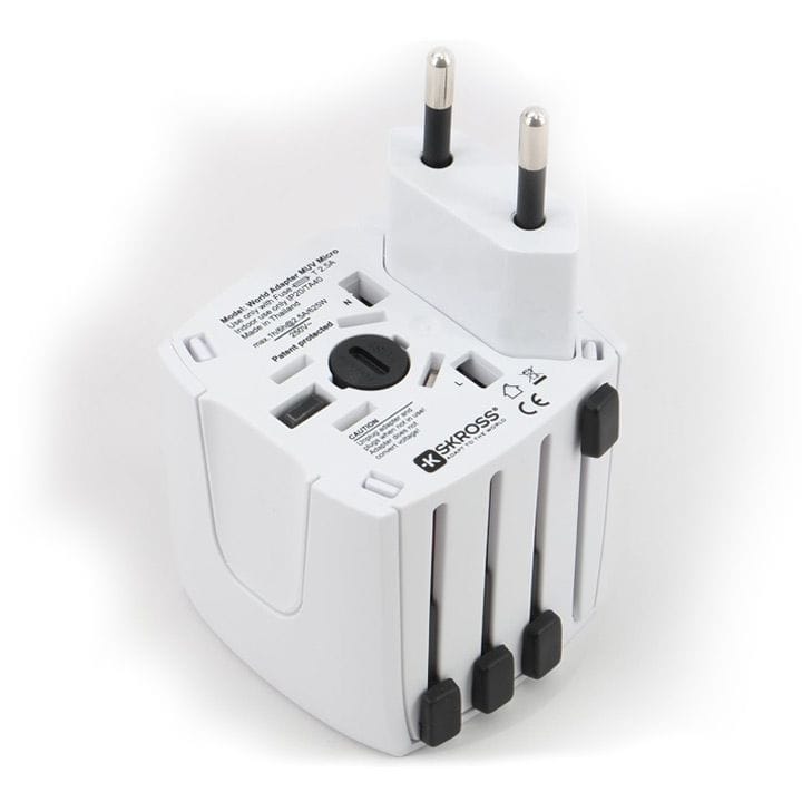 Skross MUV Micro World Multi Adapter with USB Ports