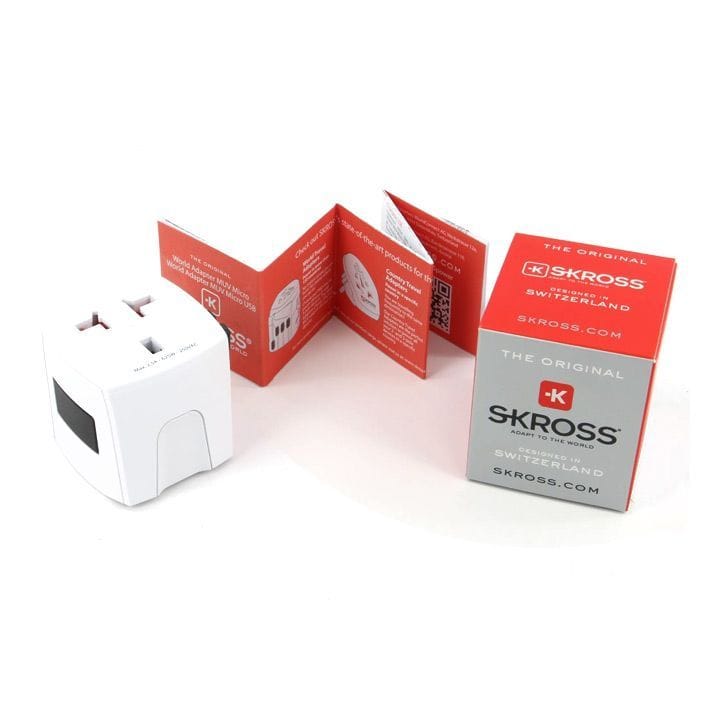Skross MUV Micro World Multi Adapter with USB Ports