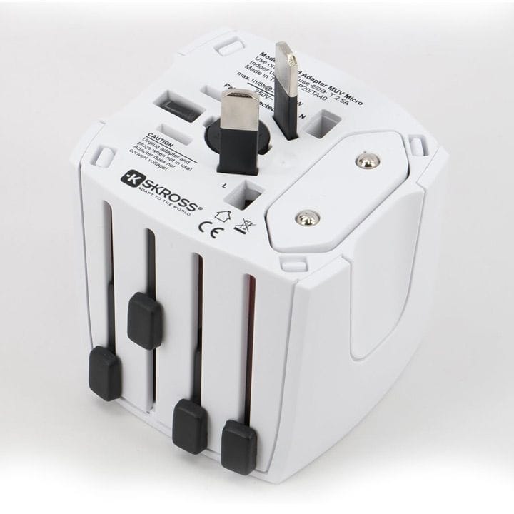 Skross MUV Micro World Multi Adapter with USB Ports