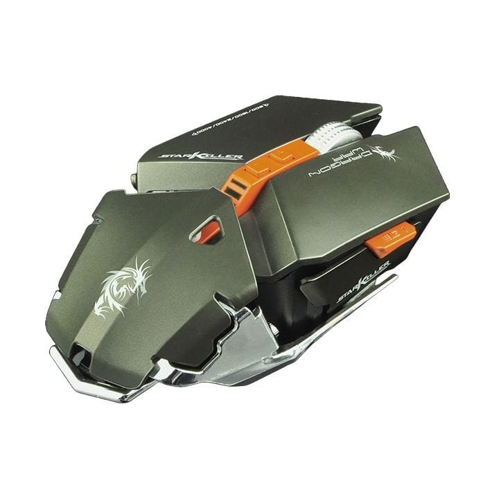 Dragon War STARKILLER Professional Gaming Mouse - Gray | G16