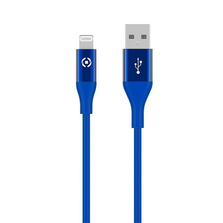 Celly USB-C to Lightning Cable 12W 3M - Blue | USBLIGHTCOL3MBL