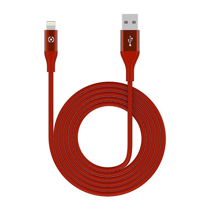 كابل USB-C إلى لايتنينغ 12 واط 3 متر سيللي - أحمر | USBLIGHTCOL3MRD