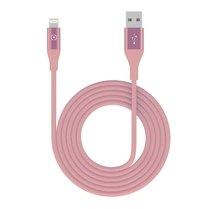 كابل USB-C إلى لايتنينغ 12 واط 3 متر سيللي - وردي | USBLIGHTCOL3MPK