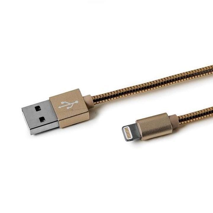 Celly Anti-Tangling Lightning Cable 1M  - Gold | USBLIGHTSNAKEGD