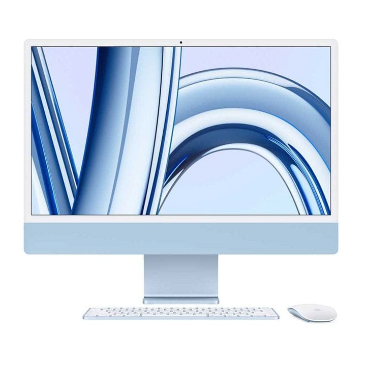 Apple iMac With Retina 8GB 256GB SSD 24 Inch, 4.5K Retina Display, M3 Chip With 8 Core CPU And 10 Core GPU, Seamless Multitasking - Blue