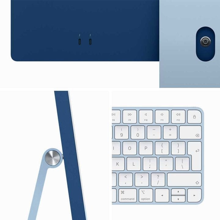 Apple iMac With Retina 8GB 256GB SSD 24 Inch, 4.5K Retina Display, M3 Chip With 8 Core CPU And 10 Core GPU, Seamless Multitasking - Blue
