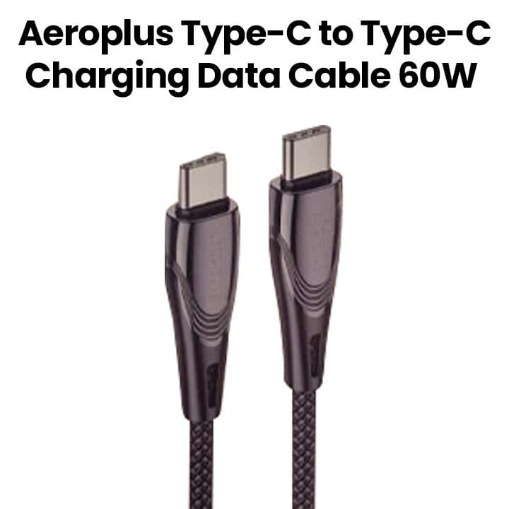 إيروبلاس كابل شحن ونقل بيانات Type-C إلى Type-C 60W - GAP 15