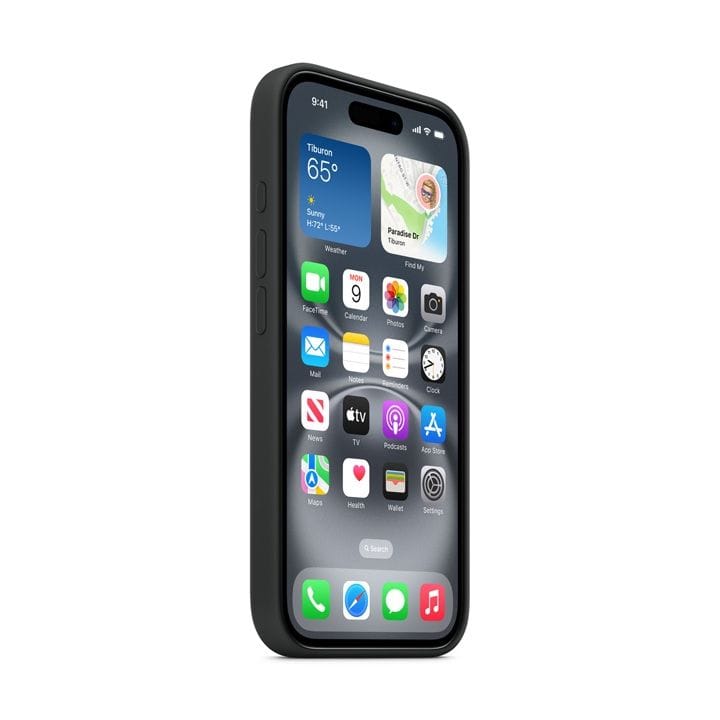 Apple iPhone 16 Silicone Case With Magsafe Black-Zml | MYY13ZM/A