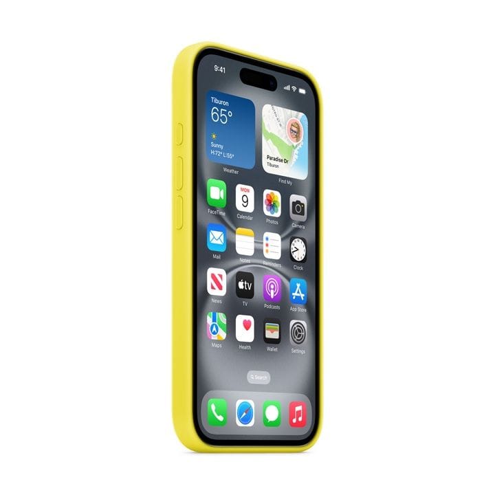 Apple iPhone 16 Silicone Case With Magsafe Star Fruit-Zml | MYY73ZM/A