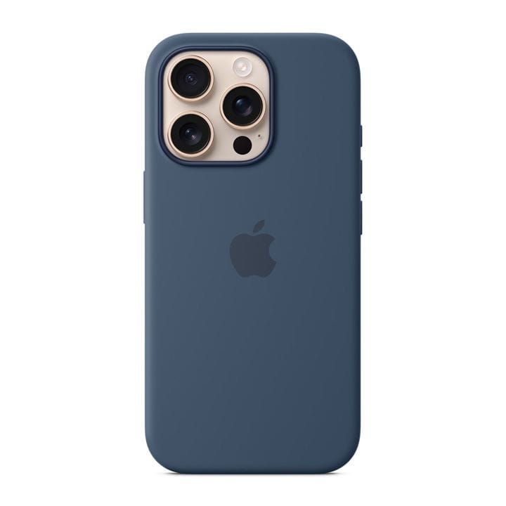 Apple  iPhone 16 Pro Silicone Case With Magsafe Denim-Zml | MYYK3ZM/A