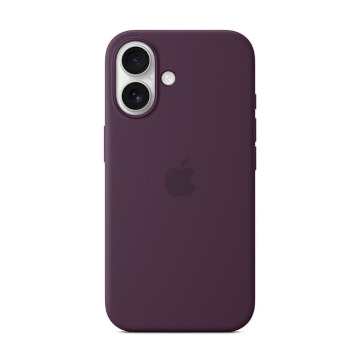 Apple iPhone 16 Silicone Case With Magsafe Plum-Zml | MYY43ZM/A