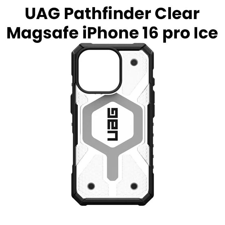 UAG Pathfinder Magsafe Clear Case for iPhone 16 Pro Ice | 114464114343