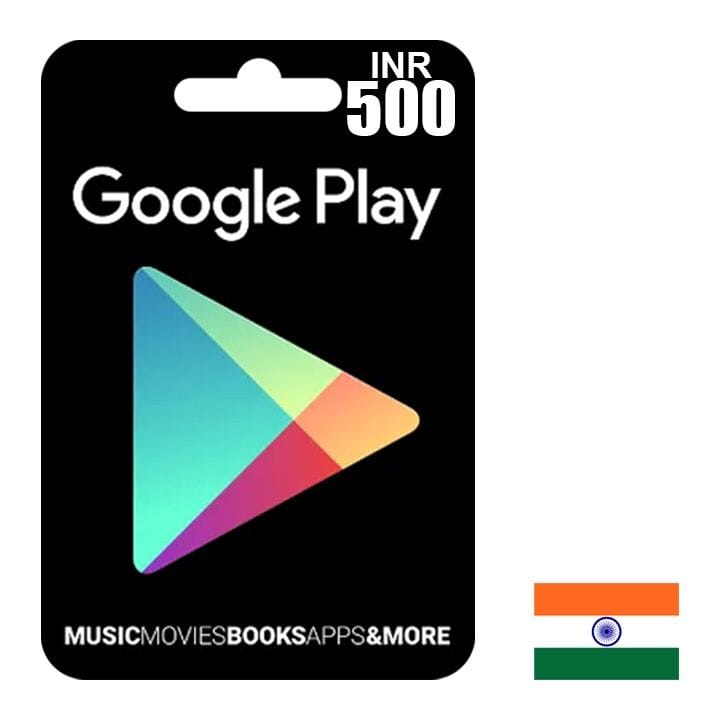 جوجل بلاي 500روبية هندية