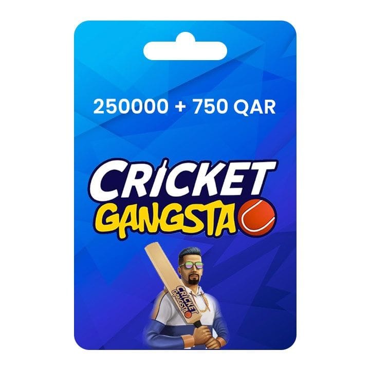مجموعة عملات كريكيت جانجستا بقيمة 250000 + مجموعة جواهر بقيمة 750 قطري