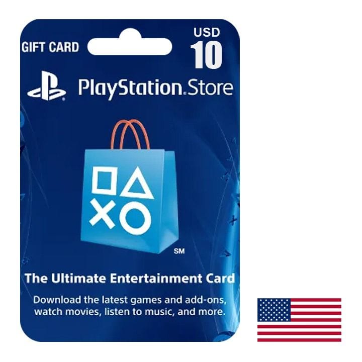 بلايستيشن أمريكا ١٠ دولار  