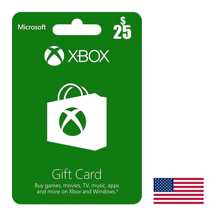 إكس بوكس أمريكا ٢٥ دولار  