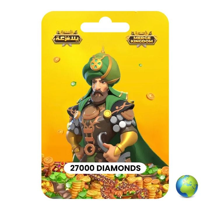 Merge Kingdom: Warlords 27000 Diamonds (Int)