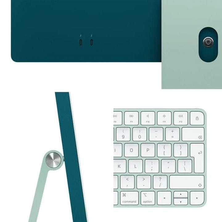 Apple iMac 24-inch with Retina 4.5K Display: M3 Chip with 8‑core CPU and 10‑core GPU 256GB Storage | MQRA3AB/A