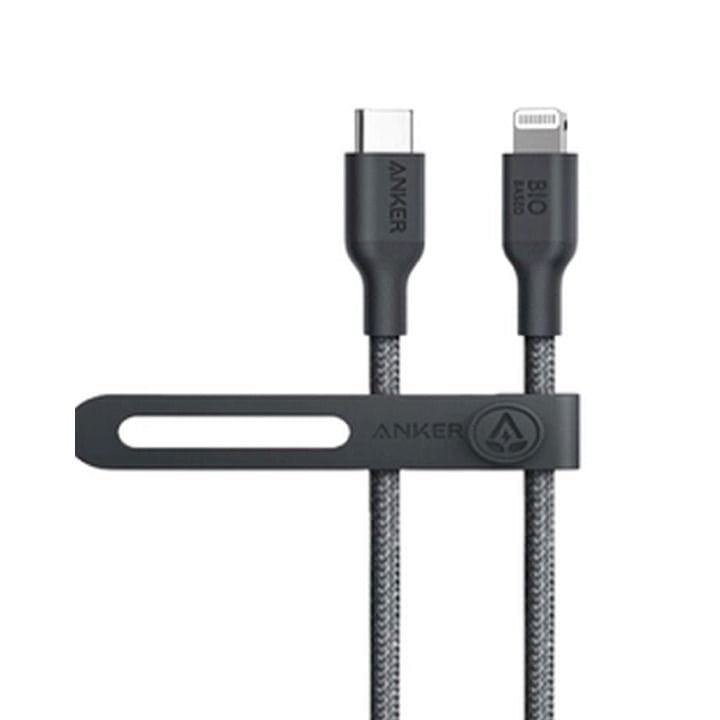 Anker 542 USB-C to Lightning Cable (Bio-Based 3ft) - Black | A80B1H11