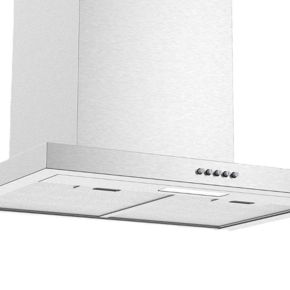 Simfer 60cm Wall-Mounted Cooker Hood, 3 Speed Settings, Powerful Kitchen Ventilation, Modern Chimney Design | Stainless Steel - SMF8633