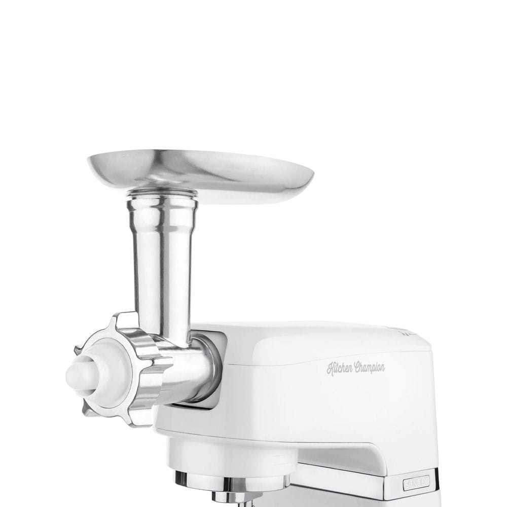 Sencor Multifunctional Electric Stand Mixer, Extremely Powerful 1000W Motor, Robust Full-Metal Body With Metal Gears - White - STM 6350WH