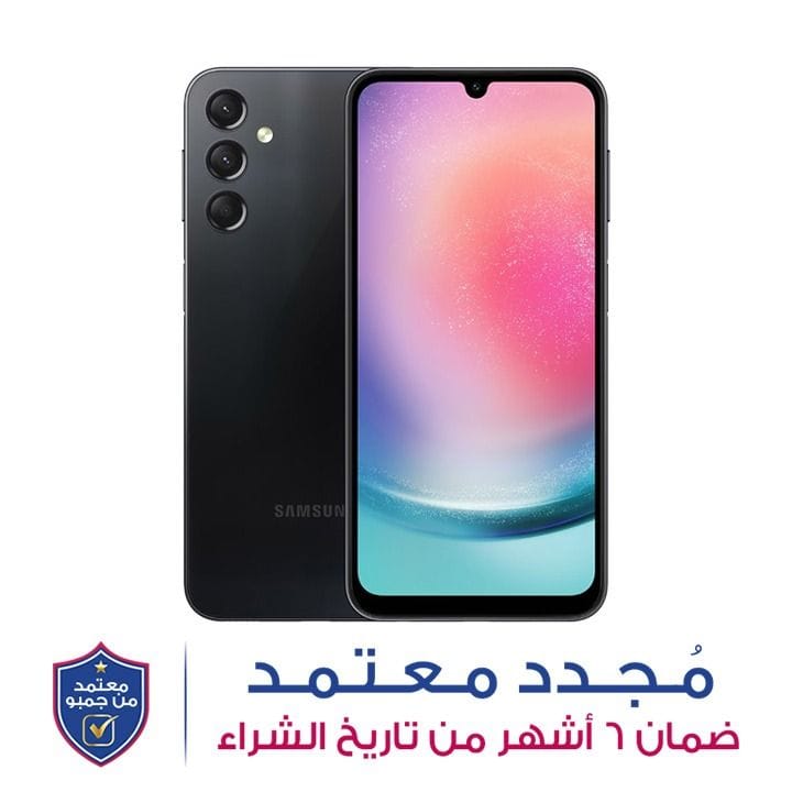 سامسونج جالاكسي A24 هاتف ذكي 4GB+128GB - أسود
